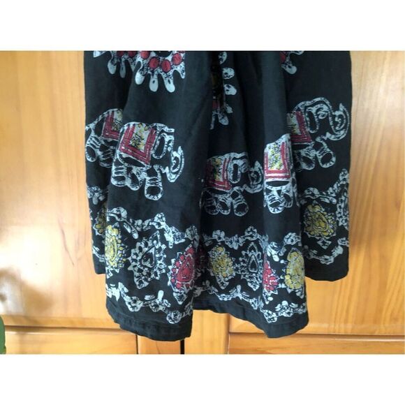 Unbranded Elephant Floral Print Low Back Dress Size S - Picture 5 of 9